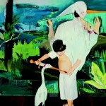 Eduardo Berliner - Garça, 2009 - óleo sobre tela - 215 x 170 cm