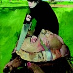 Eduardo Berliner - Serrote, 2009 - óleo sobre tela - 214 x 170 cm