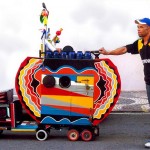 Pavilhão das Culturas Brasileiras - Design da Periferia - carrinho de venda de café, criado por Paulo Cezar de Jesus, Salvador, BA | Foto Cipó Oi Kabum