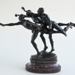 Au But - escultura em bronze art Déco  -1925