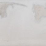 Carlos Zílio, Tamanduá e os continentes, 2013_2014, tinta esmalte e técnica mista sobre tela, 117 x 188 cm