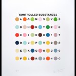 Damien Hirst - Controlled Substance Key Spot Print_Silkscreen print with glaze and debossed edge_Foto Joaquim Nabuco_Mais Um Galeria de Arte