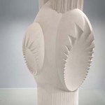 Maquete Capitel da coluna de 8 quinas da Bas+¡lica da Sagrada Fam+¡lia- Escala 1x10- 32x25x46 cm- Gesso- -® Bas+¡lica de la Sagrada Fam+¡lia