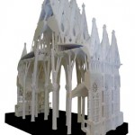 Maquete das naves da Basílica da Sagrada Família_Escala 1_25_Gesso_220 x 110 x 305 cm_UPC_Junta Constructora del Temple de la Sagrada Família