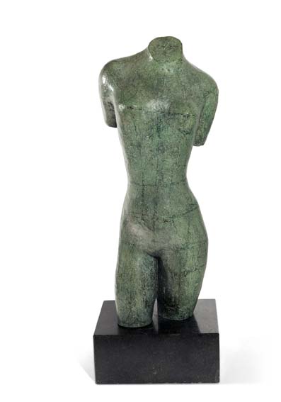 164 Giorgi_Torso feminino_decada  de 1960_bronze patinado_assinado B Giorgi na lateral direita_Cr edito Jaime Acioli_Pagina 169