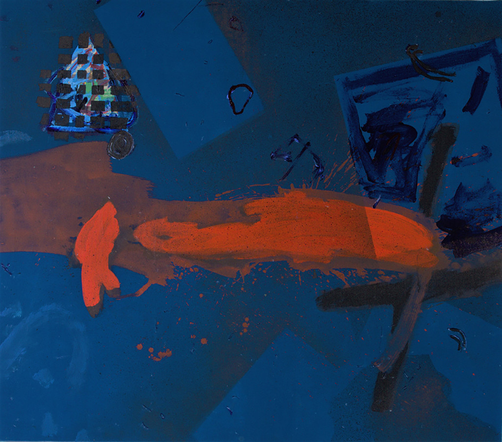 140 x 160cm - A Pintura e o Abismo do Azul Profundo, 2009