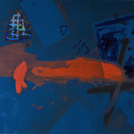 140 x 160cm - A Pintura e o Abismo do Azul Profundo, 2009