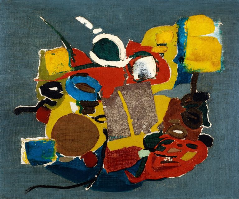 Espaço para as pinturas de Maria Polo