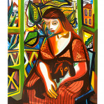 Di Cavalcanti - Menina com cachorro  - 0002